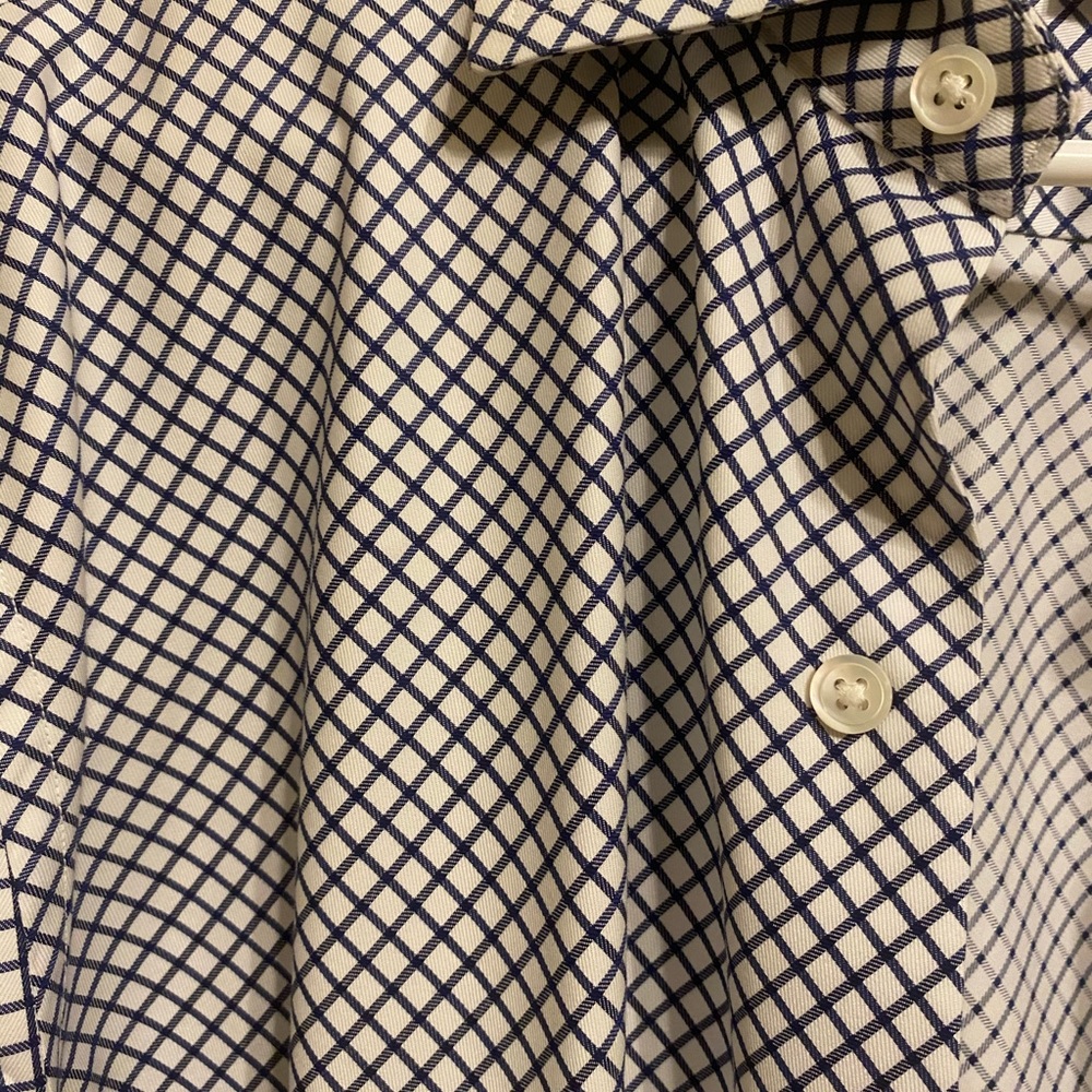 SHIRT BANANA REPUBLIC DRESS SHIRT SIZE L 16-16 1/2 👕 - Picture 5 of 9